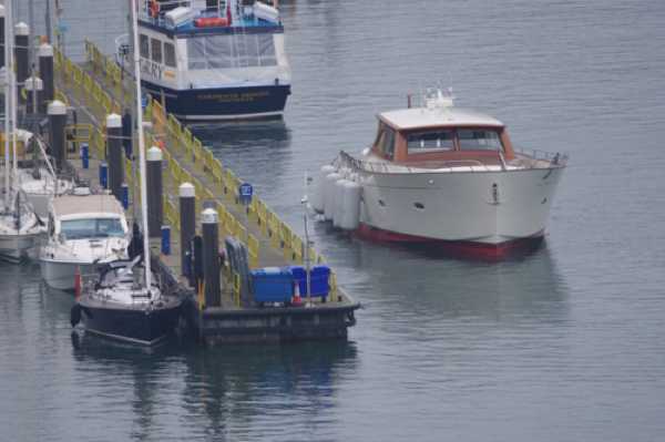 01 May 2022 - 08-55-18

----------------
Superyacht Adele and chase boat Stargazer in Dartmouth, Devon